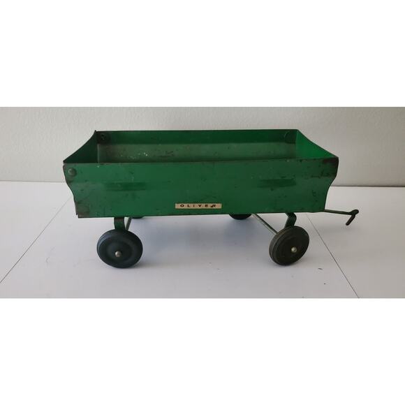 Ertl Green Oliver Flare Box Wagon 1/16 - Picture 2 of 4